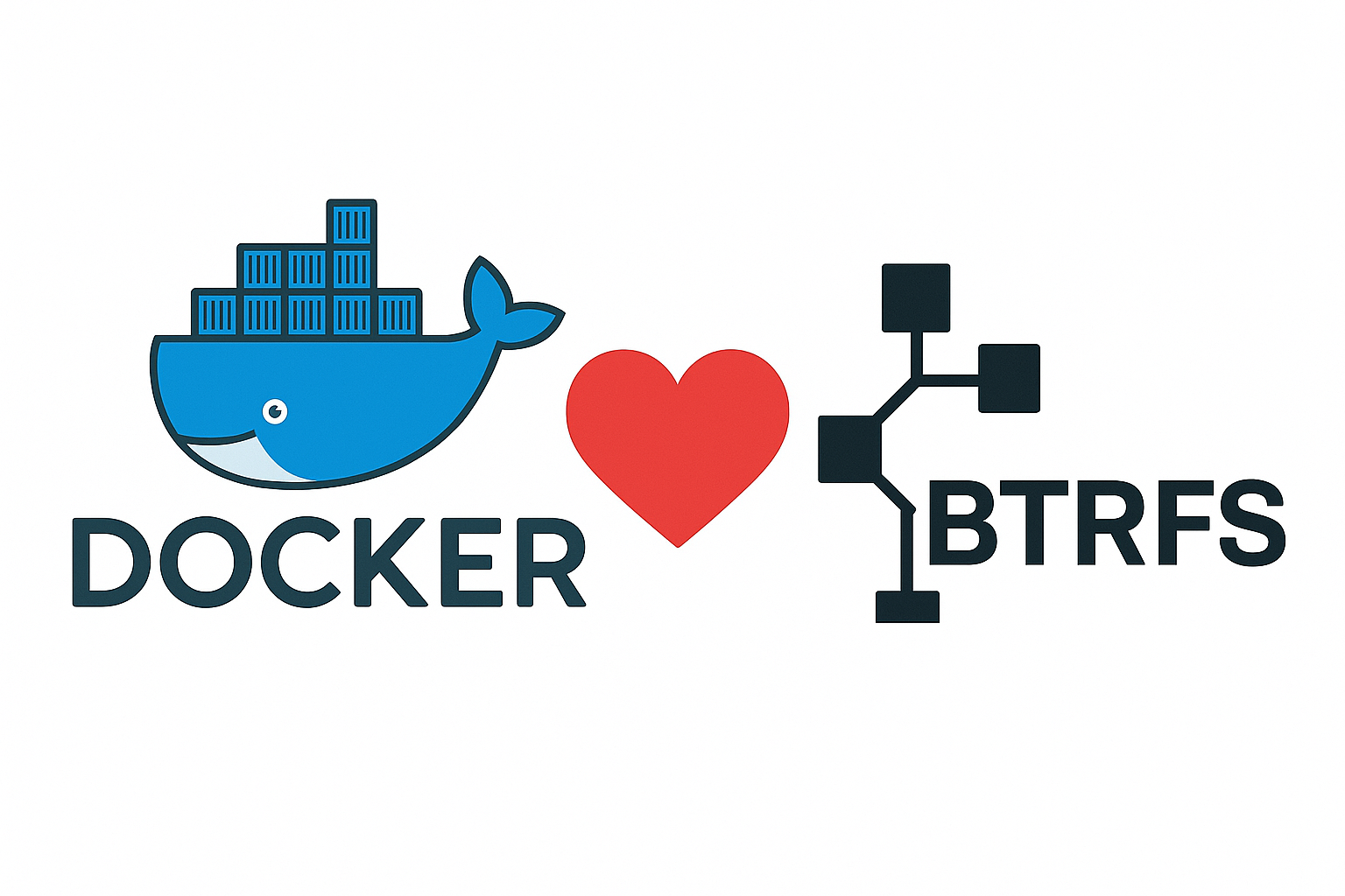 Docker loves BTRFS, using the BTRFS storage driver
